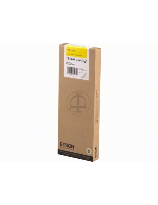 Inktpatroon Epson T6064 Geel