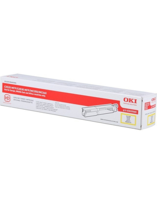 Toner OKI C3520 / C3530 Geel