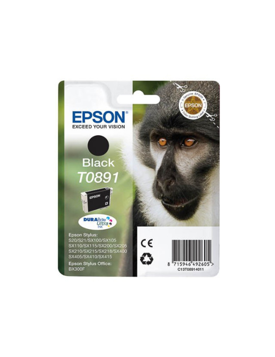 Cartouche d'encre Epson T0891 Noir