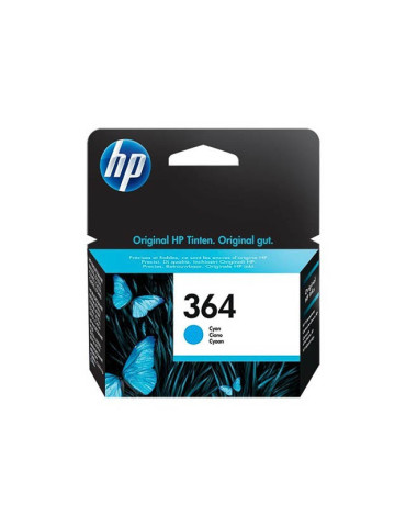 Cartouche d'encre HP N°364 Cyan