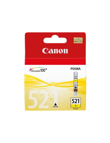 Cartouche d'encre Canon CLI521 Jaune