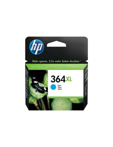 Cartouche d'encre HP N°364 XL Cyan