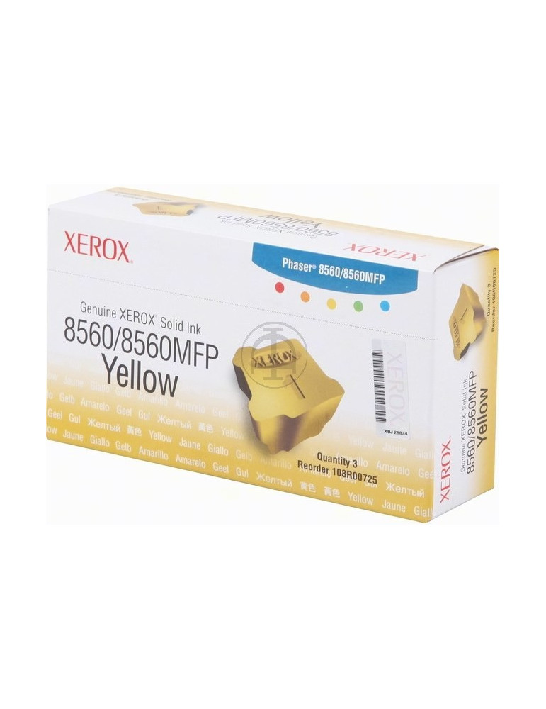 3 Colorstix Tektronix Phaser 8560 Geel
