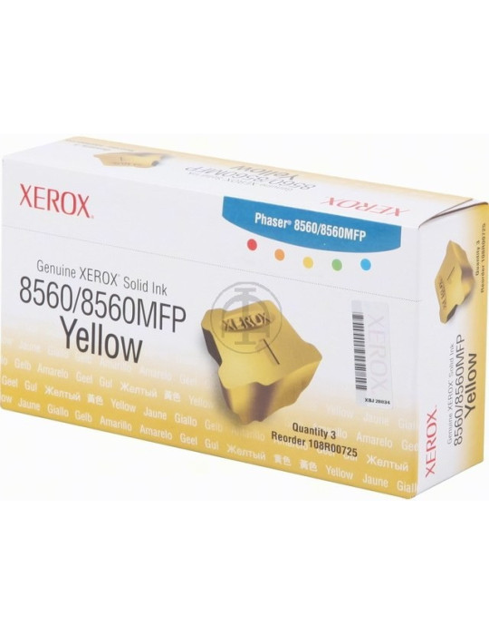 3 Colorstix Tektronix Phaser 8560 Geel
