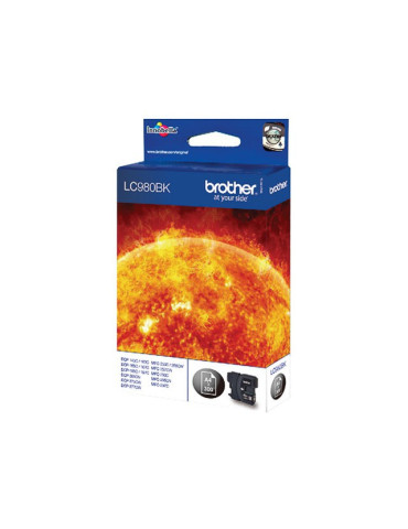 Cartouche d'encre LC980BK Brother Noir