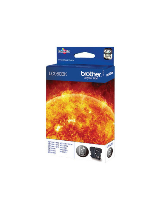 Cartouche d'encre LC980BK Brother Noir