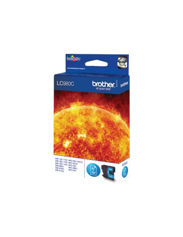 Inktpatroon Brother LC980C Cyaan