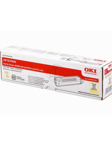 Toner OKI C810/C830 Jaune