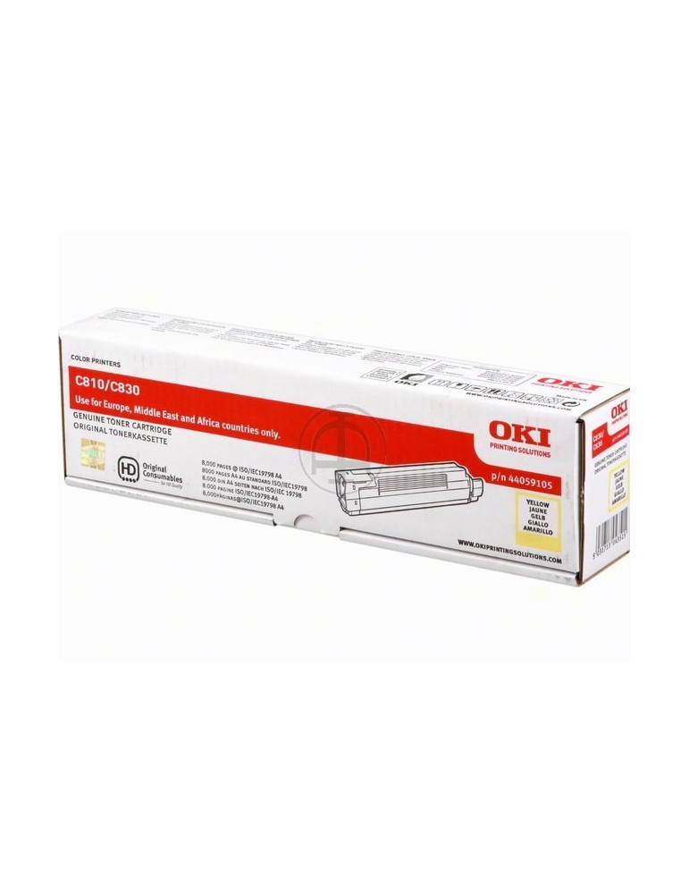 Toner OKI C810/C830 Geel