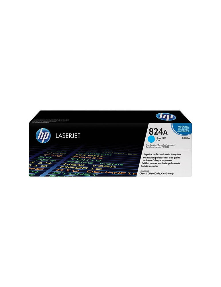 Toner HP CB381A - 824A Cyaan