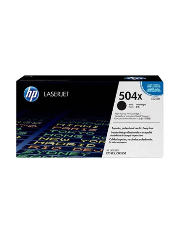 Toner HP CE250X - 504X Zwart