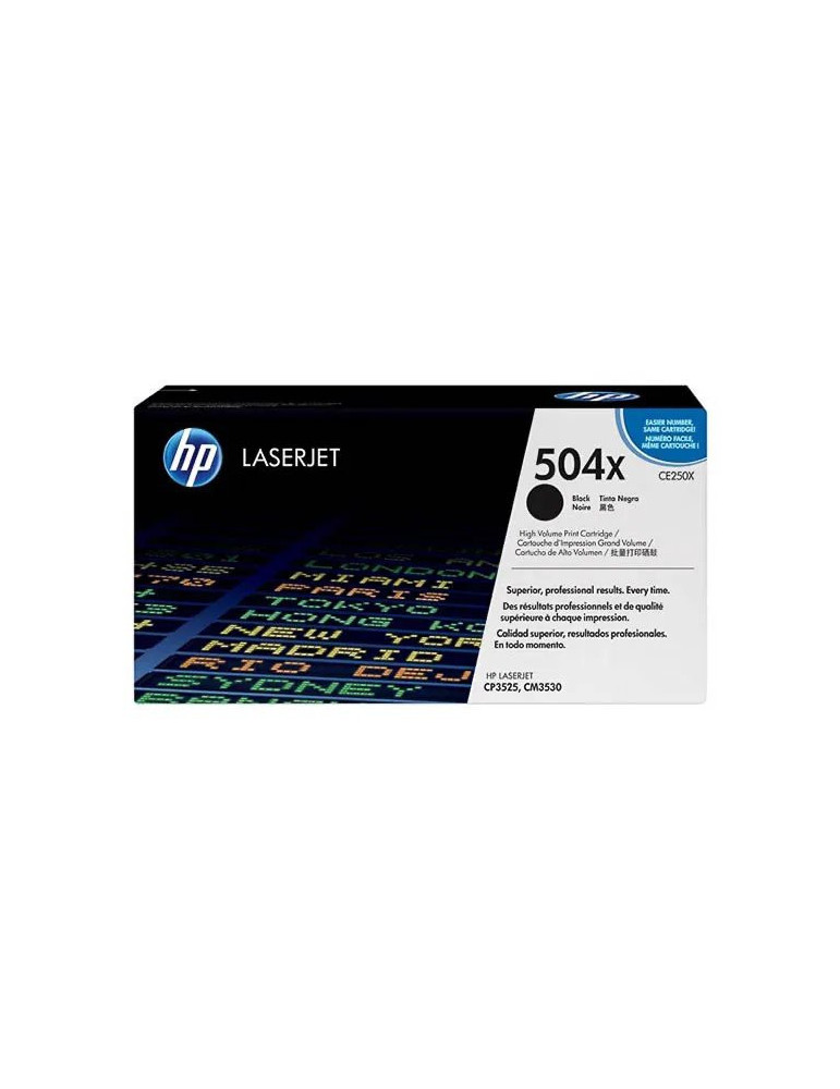 Toner HP CE250X - 504X Zwart