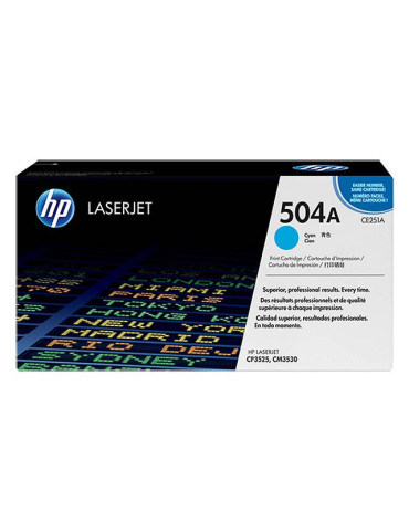 Toner HP CE251A - 504A Cyan