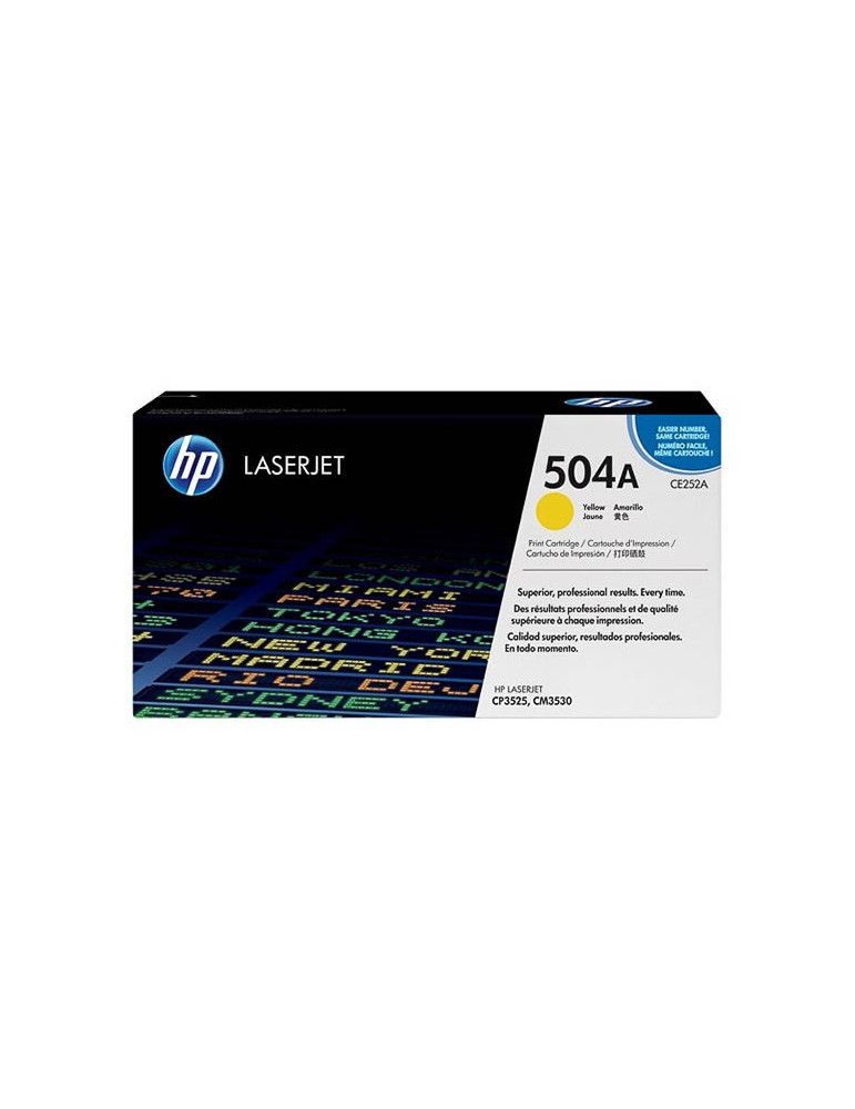 Toner HP CE252A - 504A Geel