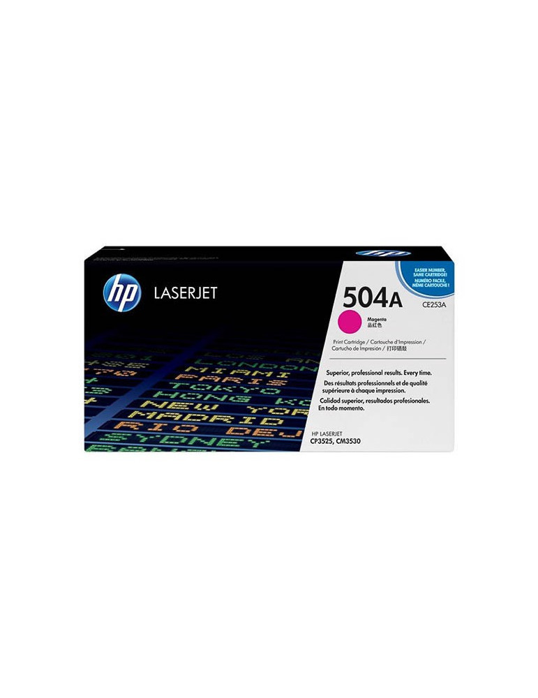 Toner HP CE253A - 504A Magenta