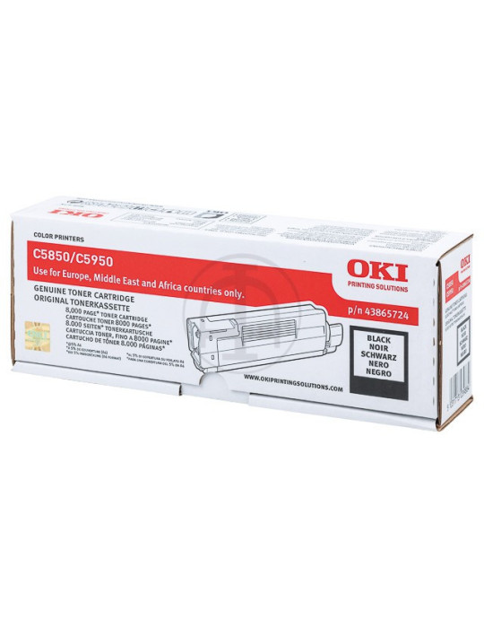 Toner OKI C5850/C5950 Noir
