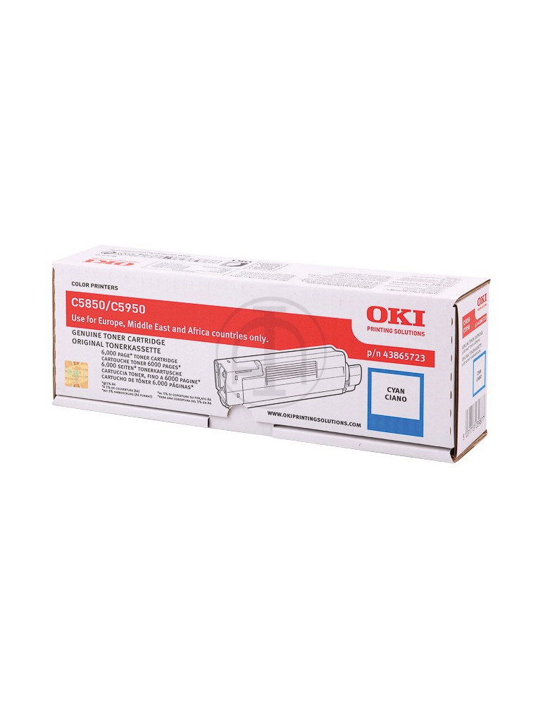 Toner OKI C5850/C5950 Cyaan