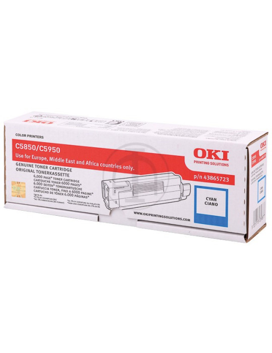 Toner OKI C5850/C5950 Cyan