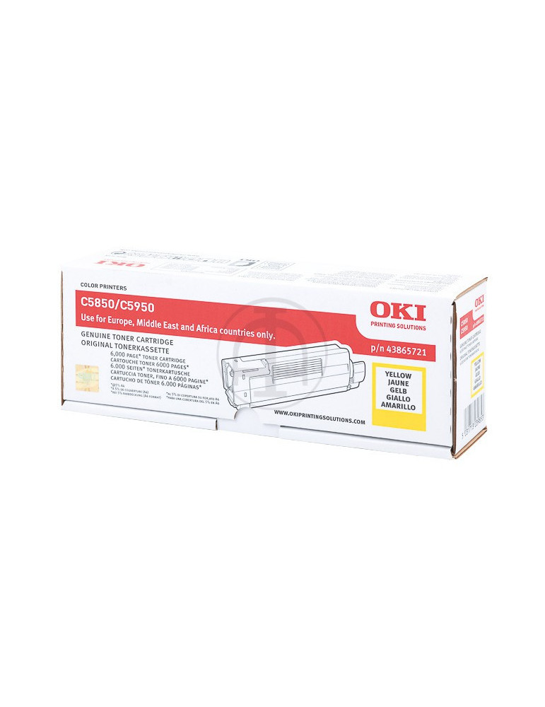 Toner OKI C5850/C5950 Geel
