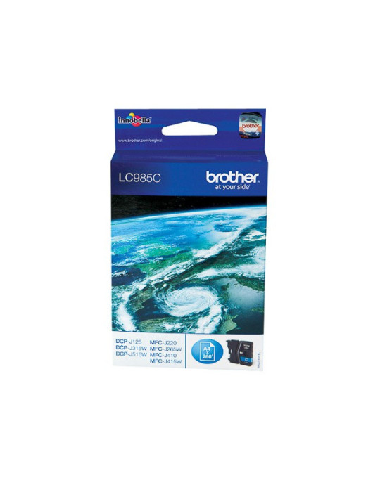 Cartouche d'encre LC985C Brother Cyan