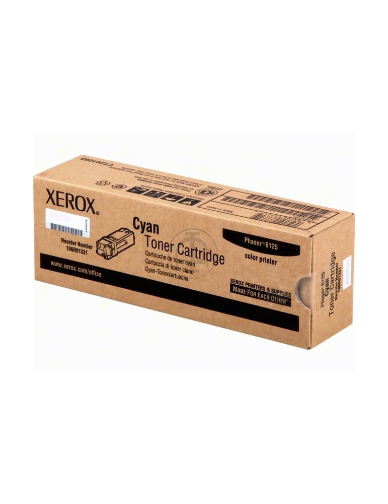 Toner  Xerox Phaser 6125 Cyaan