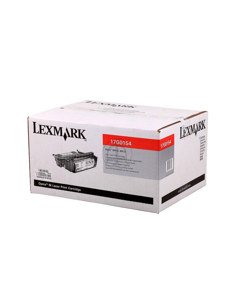 Toner Lexmark 17G0154 Zwart HC