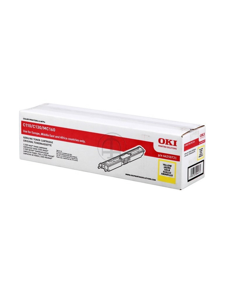 Toner OKI C110/C130 Geel HC