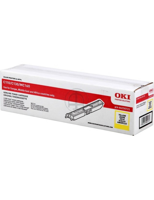 Toner OKI C110/C130 Geel HC
