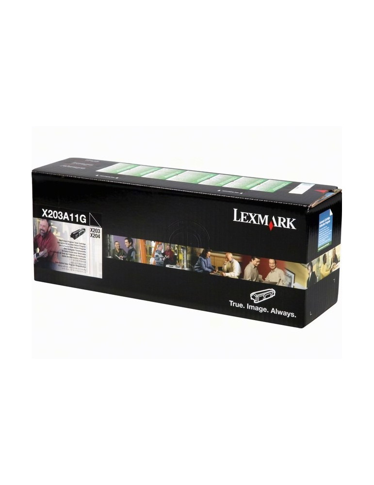 Toner Lexmark X203A11G Zwart