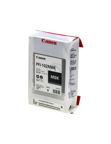 Inktpatroon Canon PFI-102MBK Zwart mat