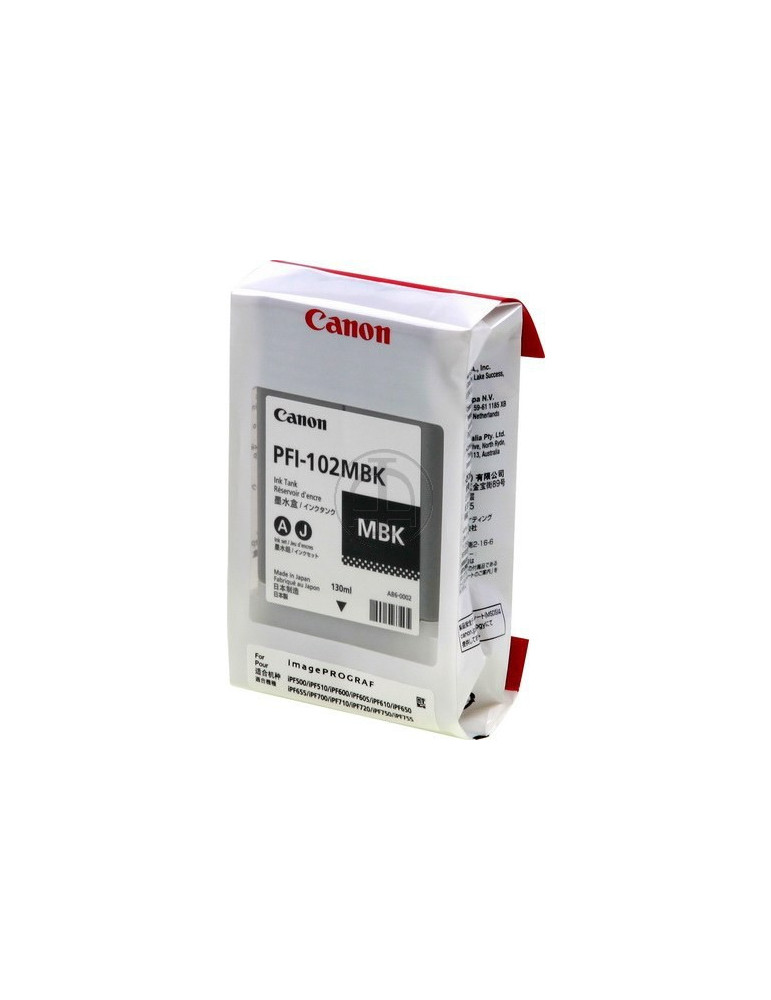 Inktpatroon Canon PFI-102MBK Zwart mat