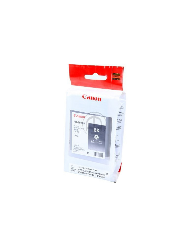 Inktpatroon Canon PFI-102BK Zwart