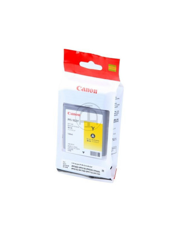 Cartouche d'encre Canon PFI-102Y Jaune