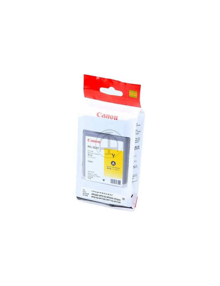 Inktpatroon Canon PFI-102Y Geel