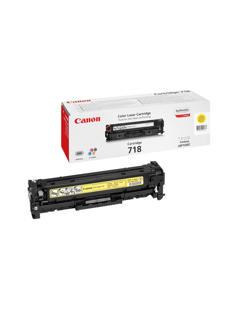 Toner Canon 718 Geel