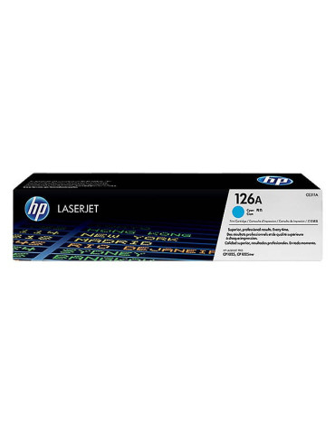 Toner HP CE311A - 126A Cyaan