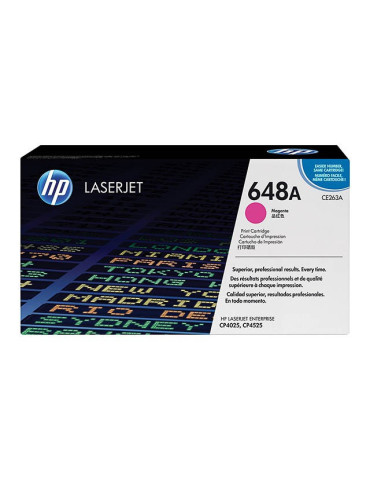 Toner HP CE263A - 648A Magenta