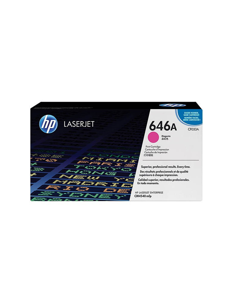 Toner HP CF033A - 646A Magenta
