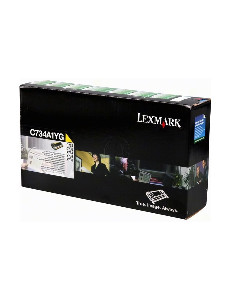 Toner Lexmark C734 Geel