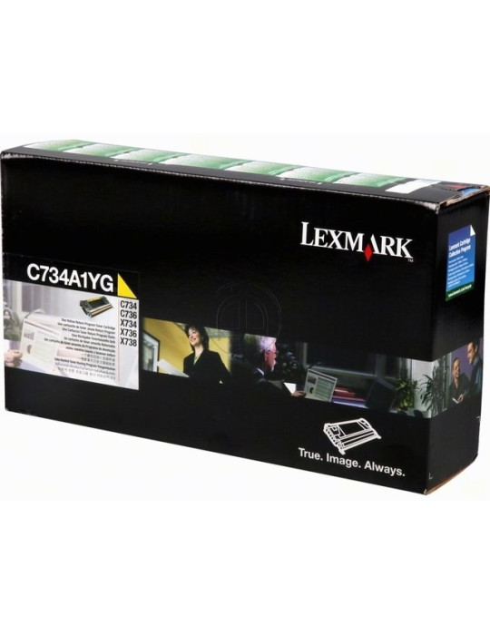 Toner Lexmark C734 Jaune