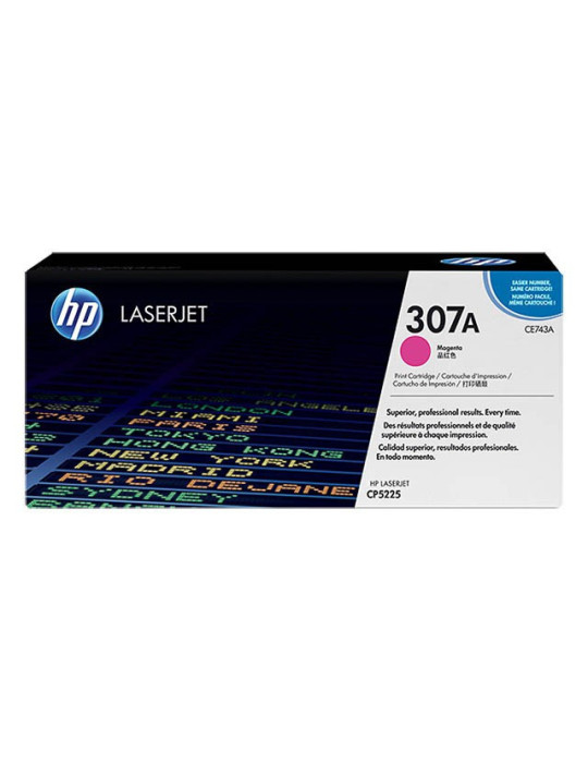 Toner HP CE743A - 307A Magenta