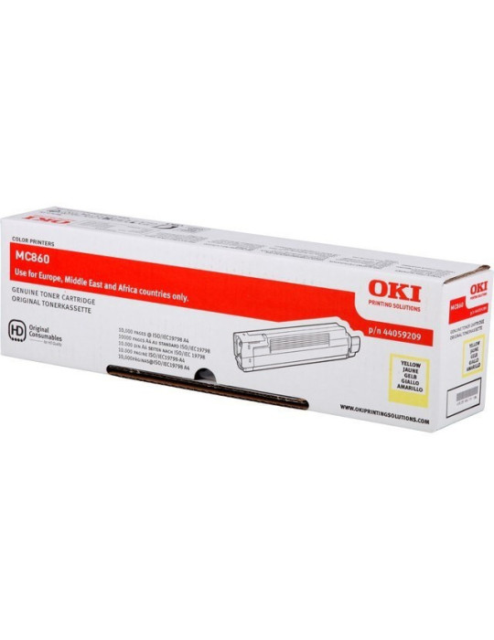 Toner OKI MC860 Geel