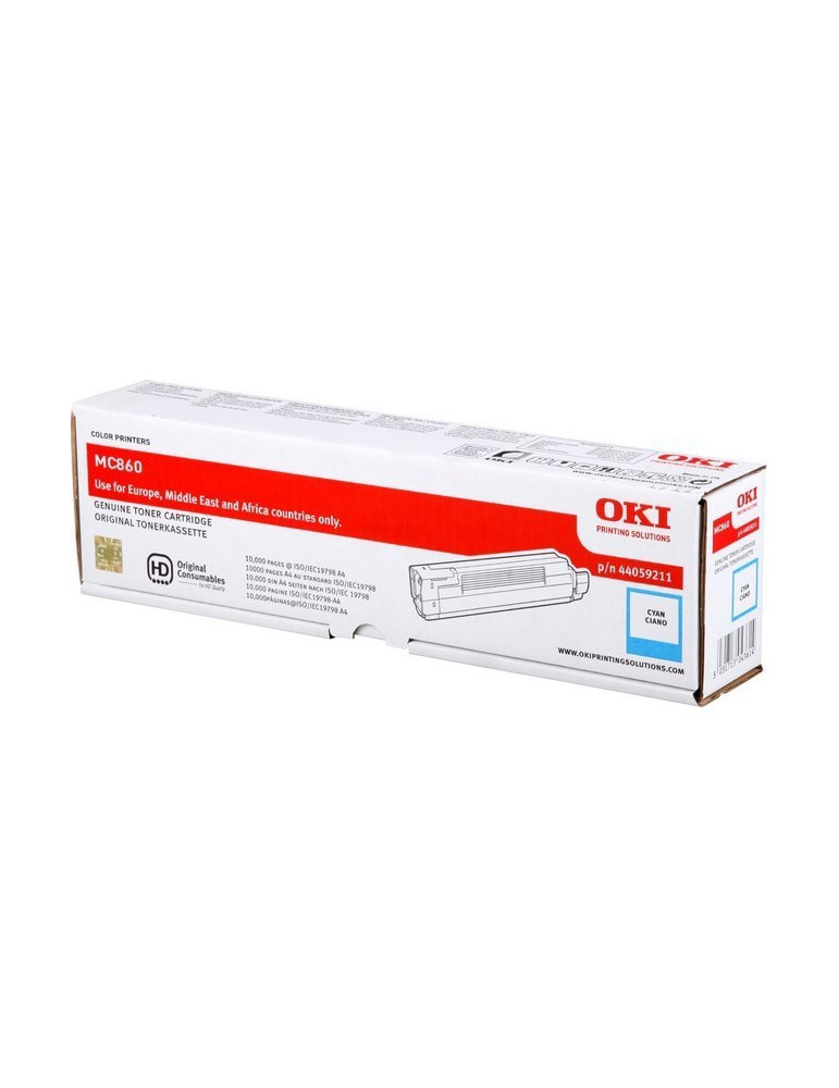 Toner OKI MC860 Cyaan