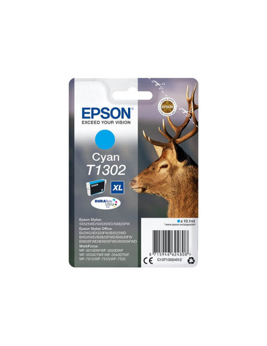 Cartouche d'encre Epson T1302 Cyan