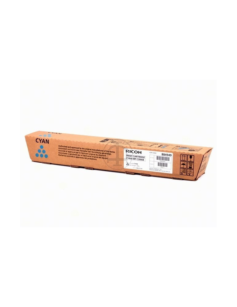 Toner Ricoh MPC2500/3000 Cyaan