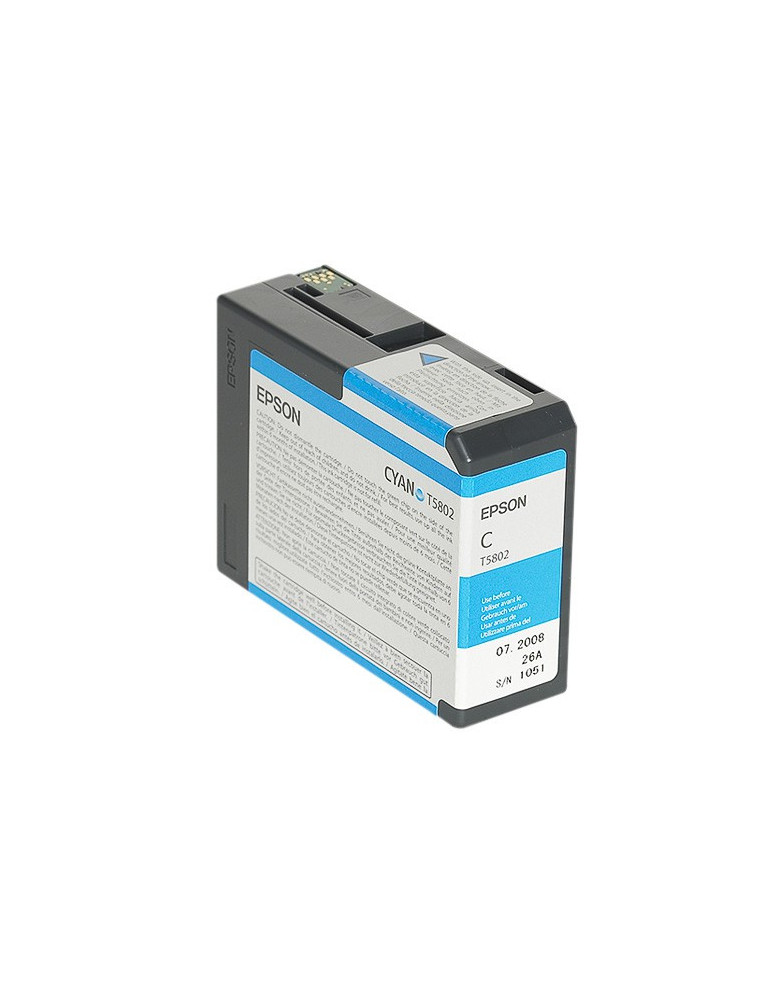 Inktpatroon Epson T5802 Cyaan