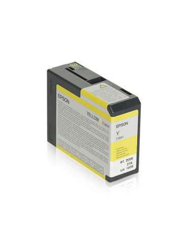 Cartouche d'encre Epson T5804 Yellow