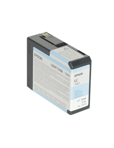 Inktpatroon Epson T5805 Light Cyaan