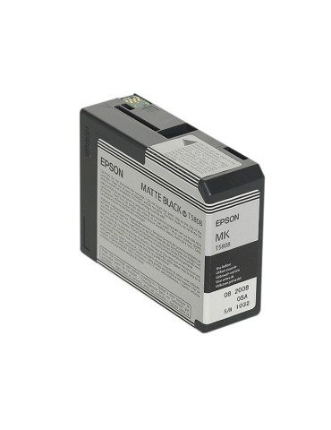 Inktpatroon Epson T5808 Matt Black