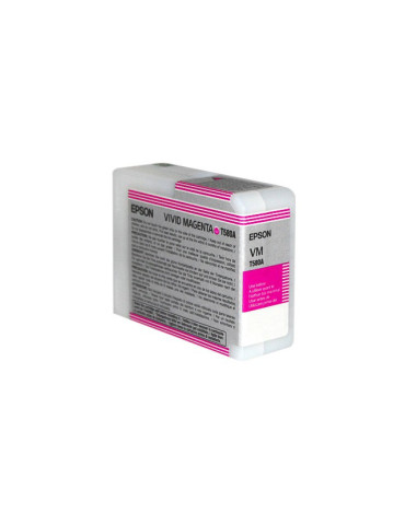 Inktpatroon Epson T580A Vivid Magenta